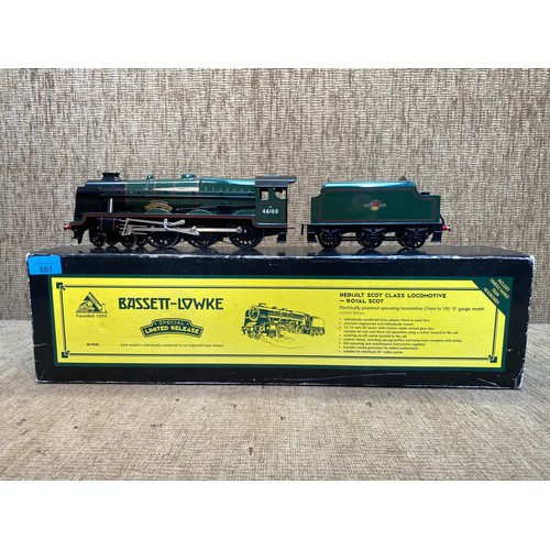 1041 - Bassett Lowke O Gauge BL99011 BR Rebuilt Scot Class 