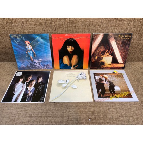 103 - 1980s selection x6 
Donna Summer - greatest hits 
Pretenders - Pretenders 2 
Kate bush - Lionheart
T... 