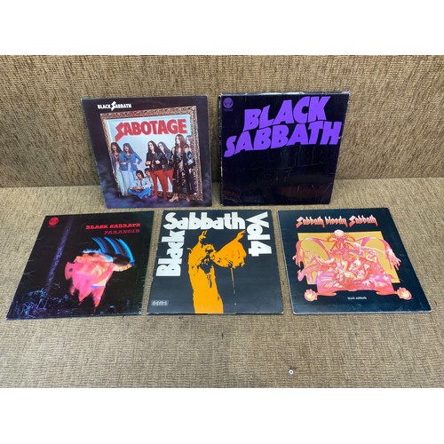 97 - Black Sabbath x5 - 
Paranoid 1970
Masters of reality 1971
Sabotage 1975
Volume 4 1972
Sabbath Bloody... 