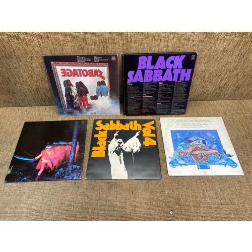 97 - Black Sabbath x5 - 
Paranoid 1970
Masters of reality 1971
Sabotage 1975
Volume 4 1972
Sabbath Bloody... 