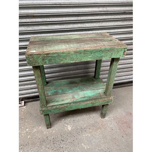 51 - industrial wooden work bench