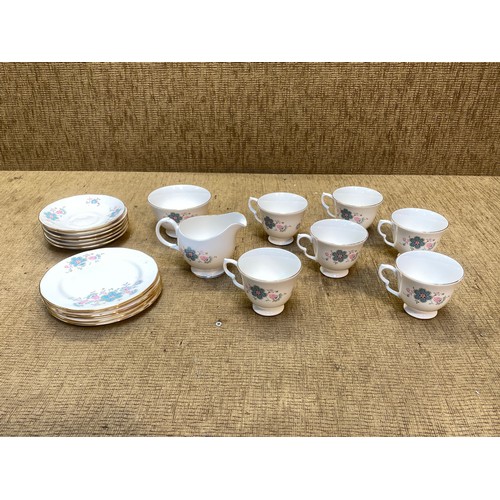 457 - Gainsborough 20 piece Tea service including cake plates.