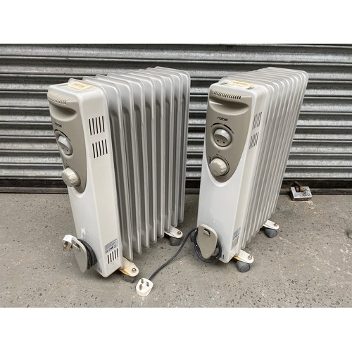 129 - Two Ratel oil filled heaters.