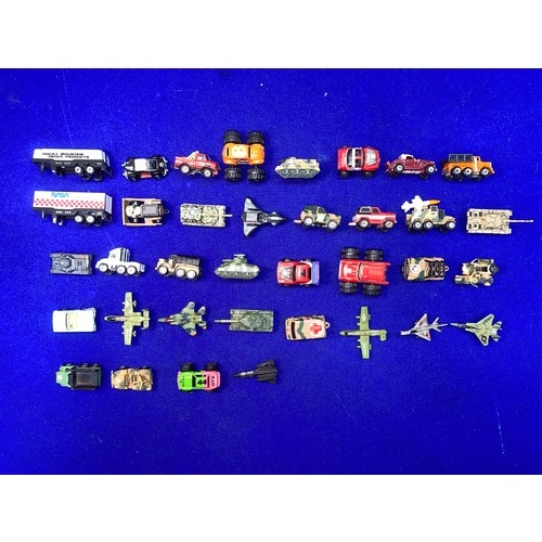 468 - Collection of Approx. 40  retro micro machines including Galoob.