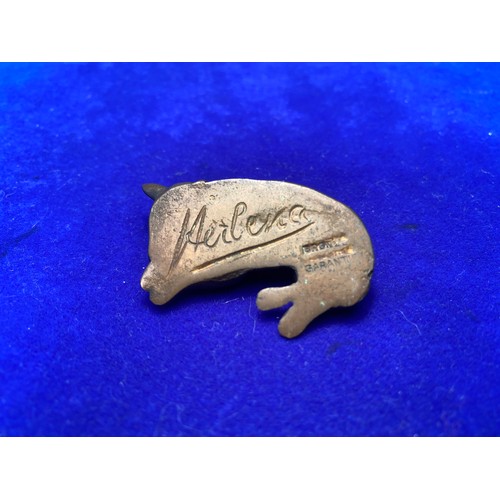 1053 - Miniature Helena bronze French bull dog 45mm long.