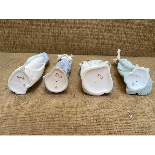 1263 - Four Lladro Nao Figurines including 1398, 1344, 1350, 1343