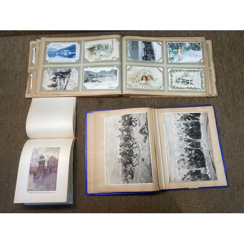 744 - Approx. 200 Antique German postcards and 20 Vedute artistiche prints.