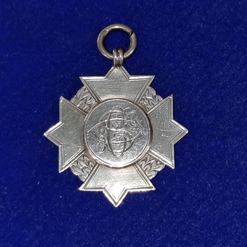 1067 - Silver watch chain fob. Birmingham 1913 by Vaughton & Sons.