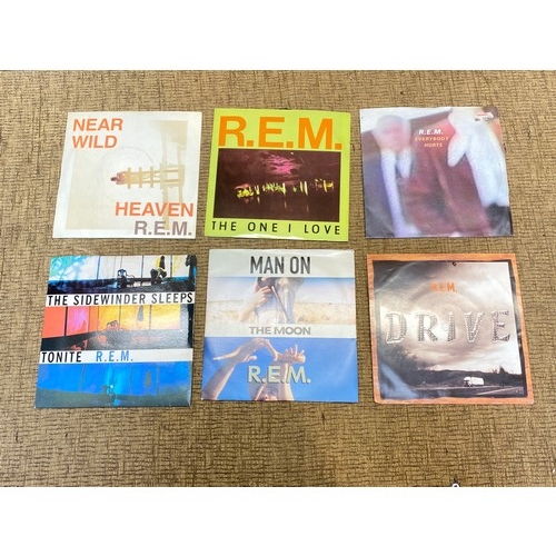 133 - 6 REM singles (condition various from V good - fair, some may require cleaning)