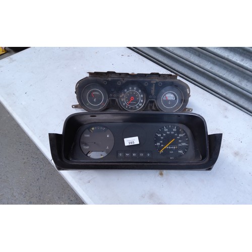 285 - Vintage ford dashboard clocks.