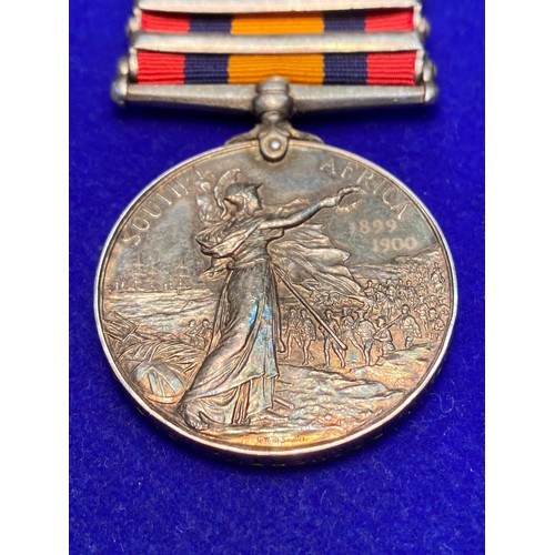 1109 - Queens South Africa Medal with, Transvaal, South Africa 1899- 1900 , Relief of Ladysmith, Tugela Hei... 