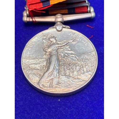 1111 - Queens South Africa Medal with Diamond hill, Johannesburg, Driefontein, Paardeberg and Cape Colony C... 