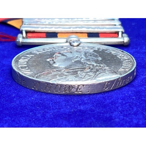 1111 - Queens South Africa Medal with Diamond hill, Johannesburg, Driefontein, Paardeberg and Cape Colony C... 