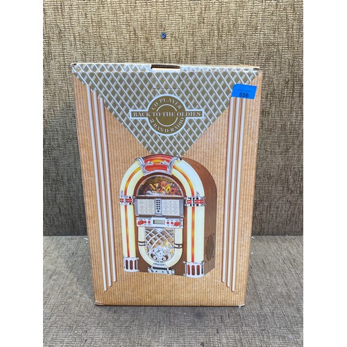 856 - Boxed Jukebox cd player.