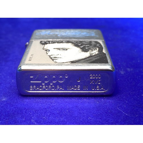 1440 - Elvis Zippo with engraving to rear.