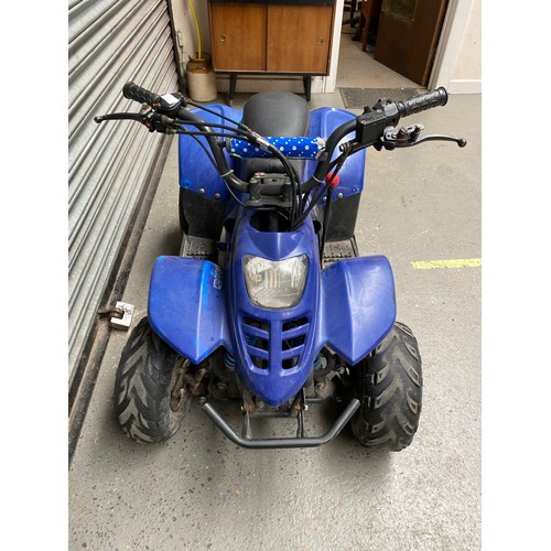 485 - 2014 110cc automatic quad bike (Working order).