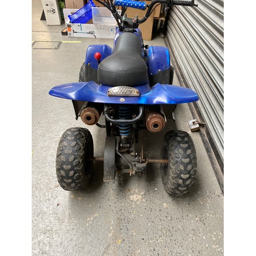 485 - 2014 110cc automatic quad bike (Working order).