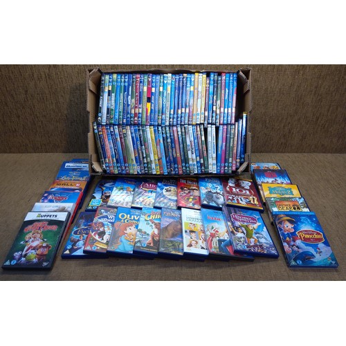 538 - Approx. 90 Children's DVD's including Disney.