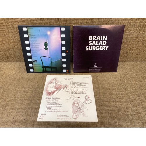 261 - Yes - The Yes album 
ken Hensley  - Eager to please
Emerson Lake & Palmer - Brain Salad Surgery