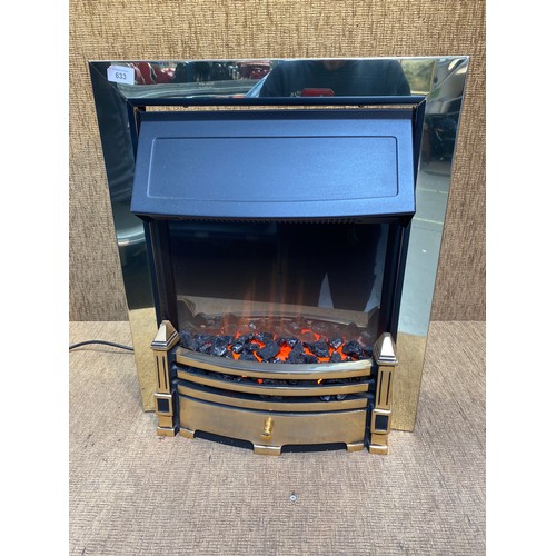 633 - Coal effect electric fire.