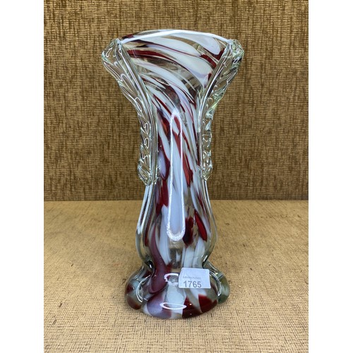 1765 - Large Murano glass vase.