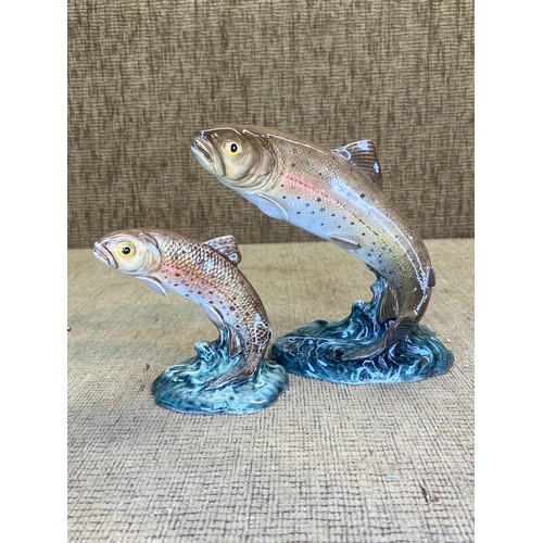 1766 - Pair of Beswick Trouts 1032 and 1390.