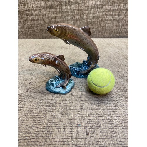 1766 - Pair of Beswick Trouts 1032 and 1390.