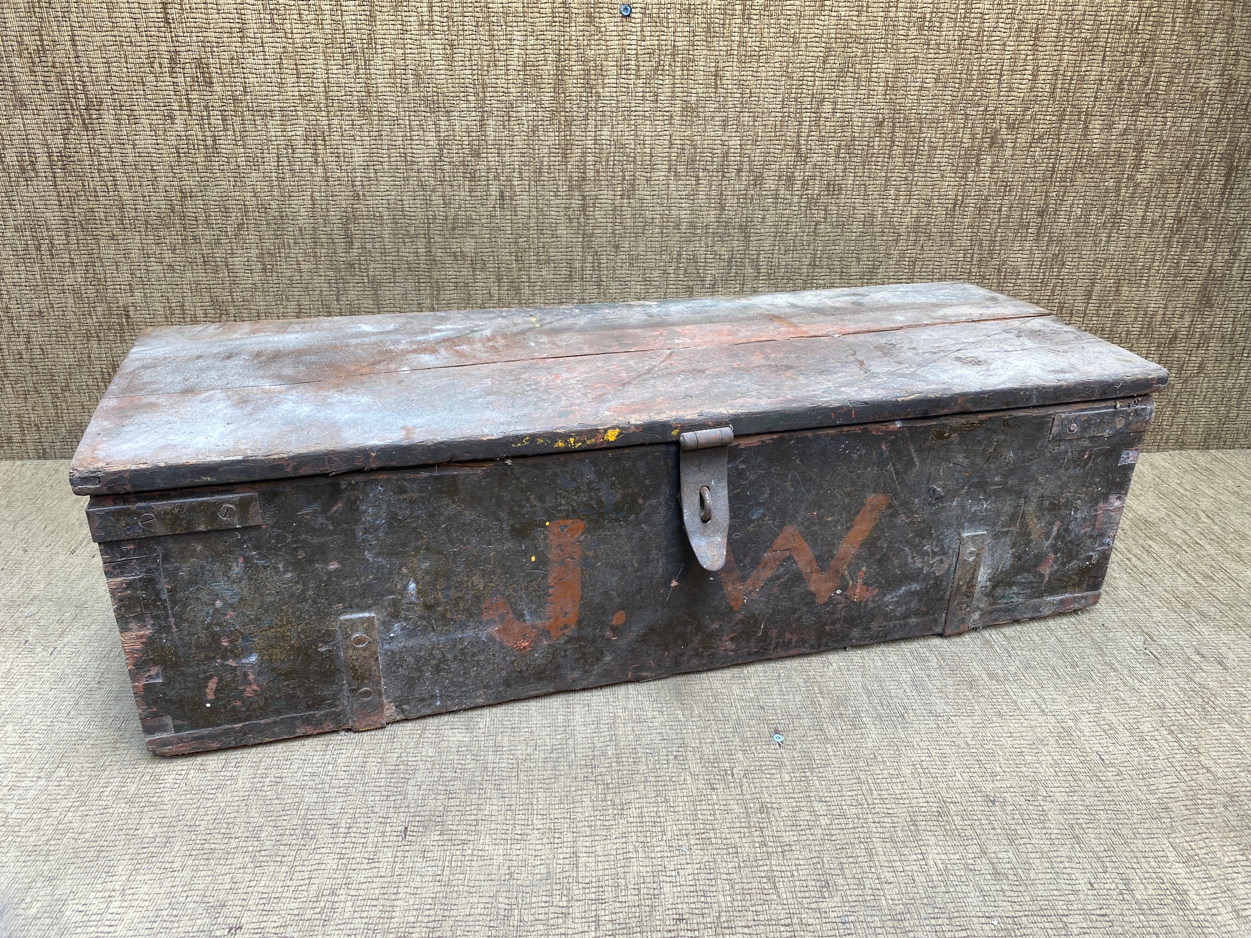 Vintage Wooden Tool Chest 