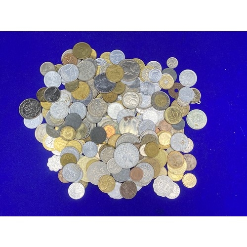 740 - Large lot of various foreign coins.