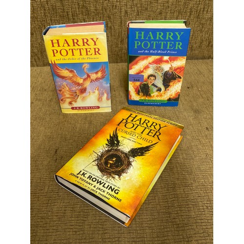 1211A - Harry Potter and the cursed child Rehearsal book, Harry Potter and the half blood prince Mis print o... 