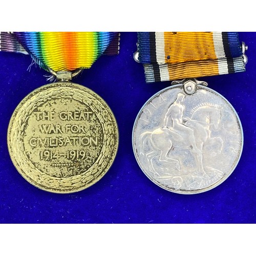 919 - WW1 Medals 1914–15 Star and British War Medal 1914-1920 awarded to 355443 Sgt E E Evans Royal Welsh ... 