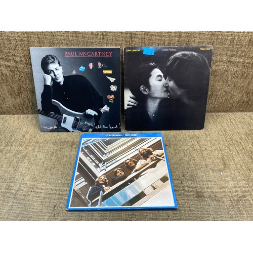 1056 - Vinyl Albums - 
Beatles - 1967-70
John Lennon and Yoko - Double fantasy
Paul McCartney - All the bes... 