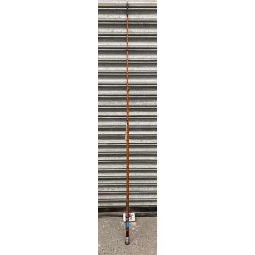 1112 - Split cane hardy fishing rod.