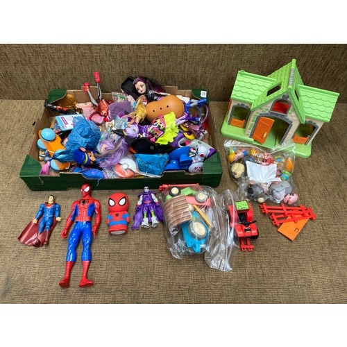 291 - Large collection of kids toys and figures.