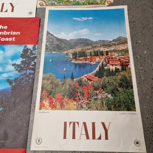 8 - 6 large original vintage tourism posters. Approx. 100cm x 60cm.