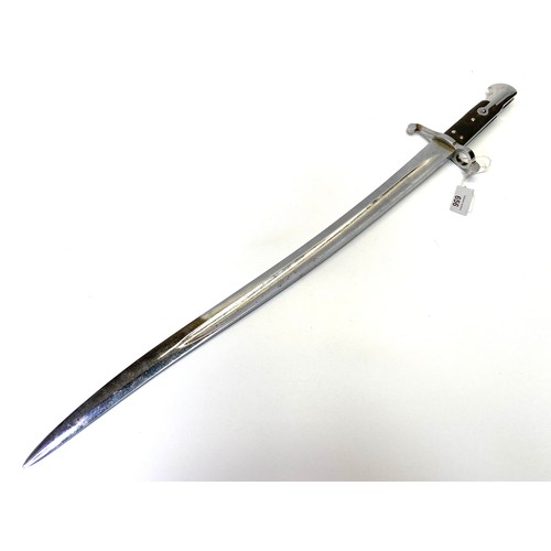 656 - Antique French chassepot ceremonial bayonet.