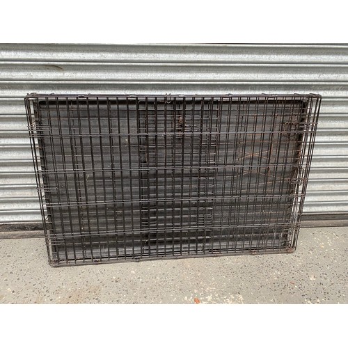 32 - Large pet cage, it was used for a German Shepard.