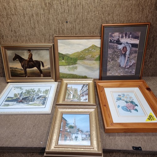 172 - collection of various framed pictures and prints eleven in total