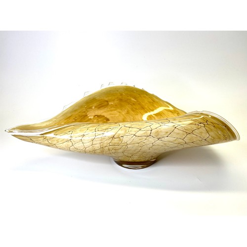 722 - 1950s hand blown Murano glass bowl.