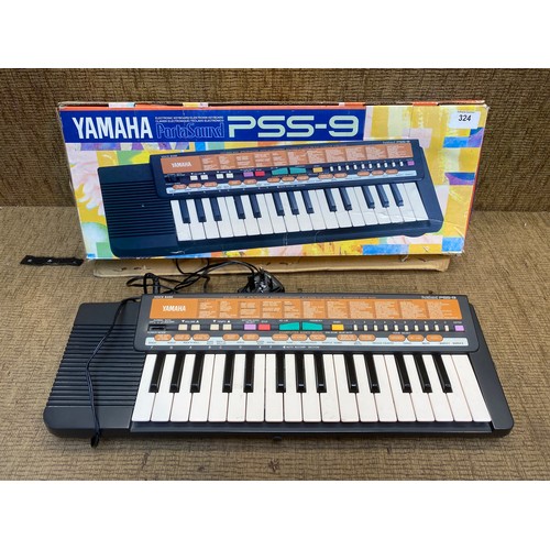 324 - Yamaha PSS-9 boxed keyboard.