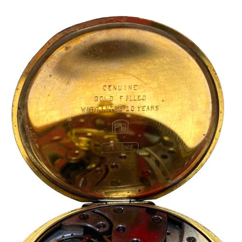 943 - 1930s Art Deco gold filled Tempo Gents pocket watch with a Swiss movement (Working order)