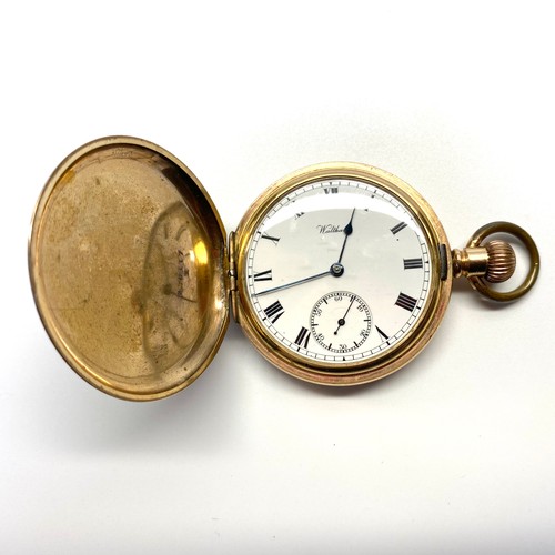 949 - Walthham Star 9ct rolled Gold Plated Pocket watch. (working)