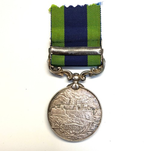 988 - India General Service medal with Afghanistan N.W.F 1919 Bar awarded to 2-128 2nd Lt HVF Pickford 2/1... 