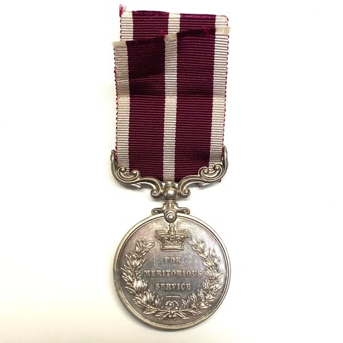 987 - Meritorious service medal awarded to 48 CSMjr Instructor - A S Majr Instructor G Pickford.  Home ser... 