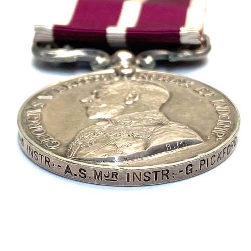 987 - Meritorious service medal awarded to 48 CSMjr Instructor - A S Majr Instructor G Pickford.  Home ser... 