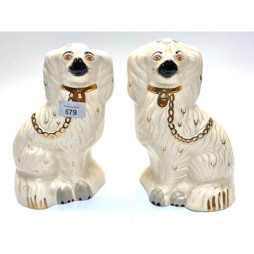 679 - Pair of Beswick fireside dogs