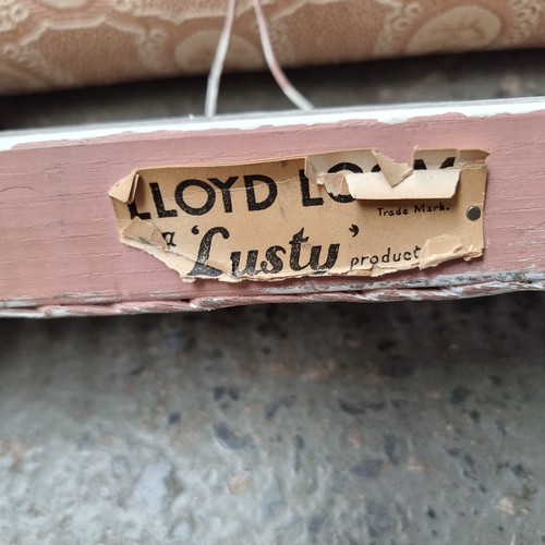 73 - Original Lloyd loom conservatory chair.