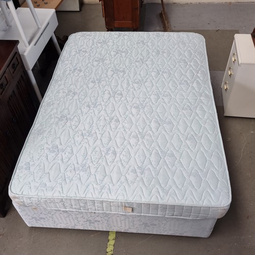 83 - Double Divan bed with mattress.