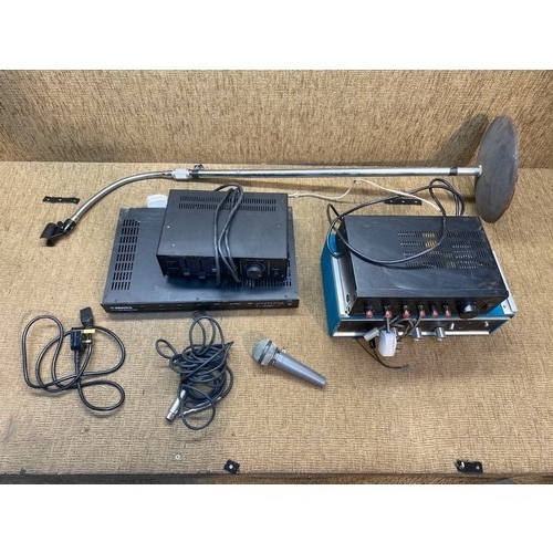 103 - DJ equipment including Gennexxa amplifier and adastra amplifier.