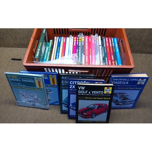 140 - large collection of various Haynes manuals